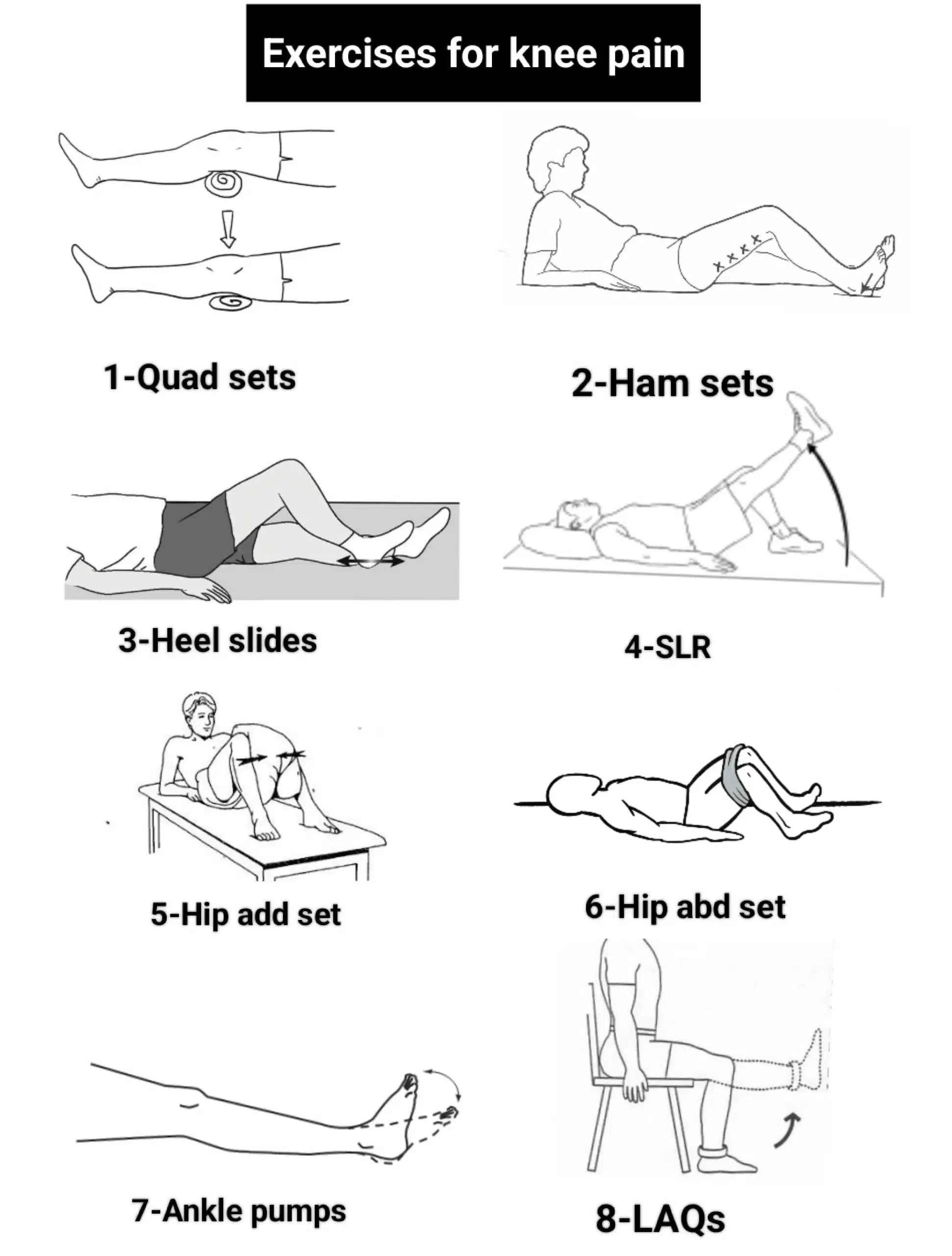 exercises for knee pain