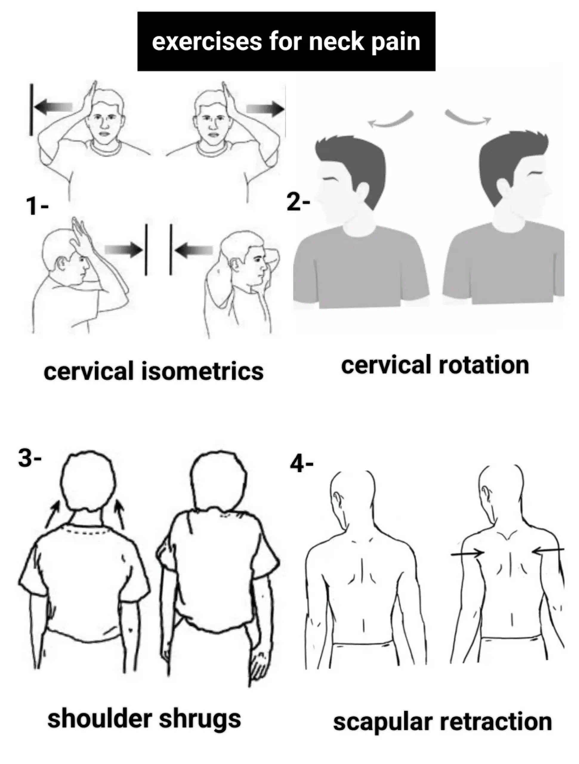 exercises for neck pain